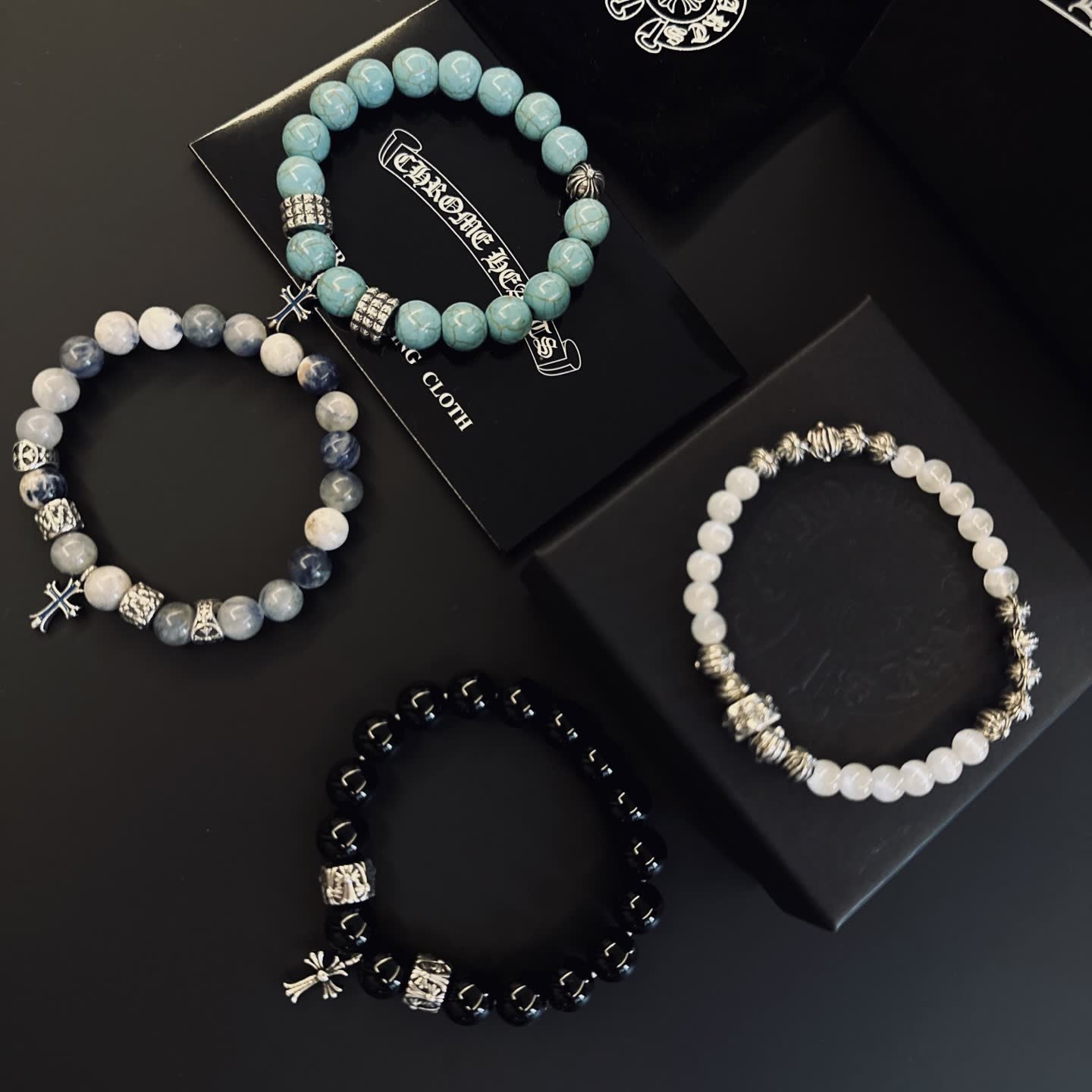 Chrome Hearts Beaded Bracelets Set